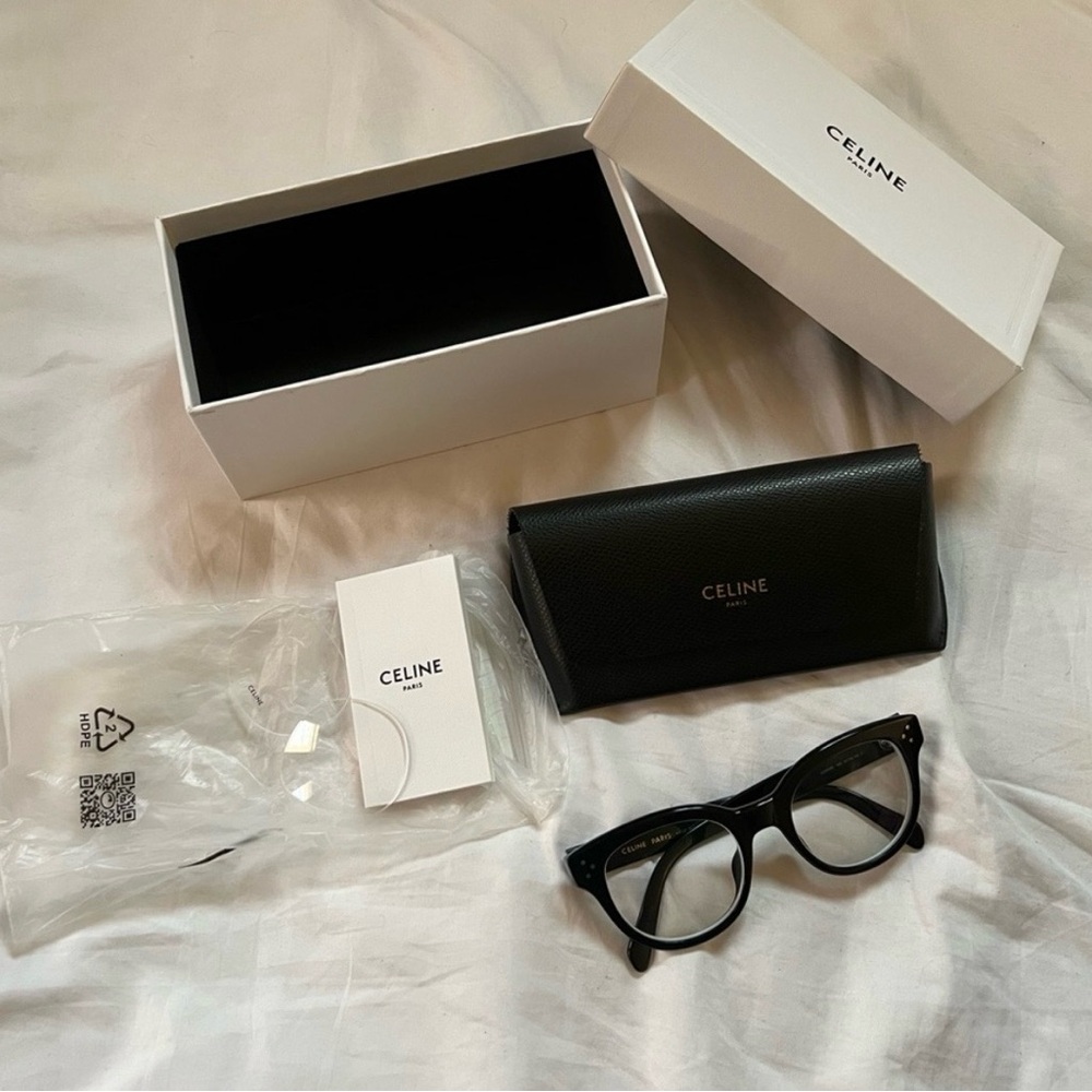 Celine Black Eyeglasses